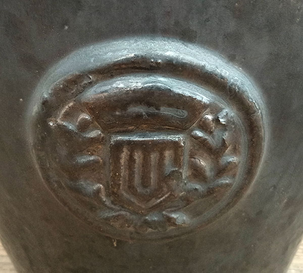 （わけあり特価）釉薬鉢：プロヴァンス直径36cm　アンスラサイト（黒）　ST319734｜engei｜05