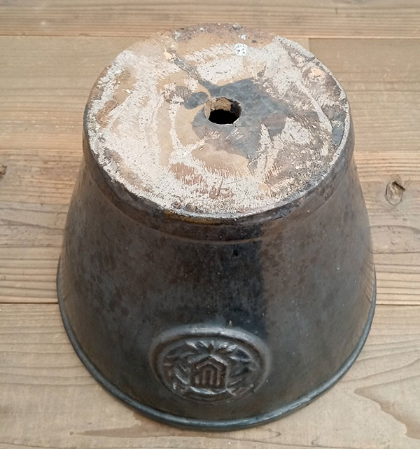 （わけあり特価）釉薬鉢：プロヴァンス直径36cm　アンスラサイト（黒）　ST319734｜engei｜02
