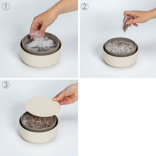 栽培キット スプラウトと葉野菜栽培・マイクログリーンズ・リグロウ・アイボリー |  | 12