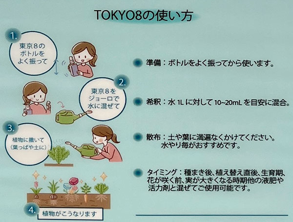 活力剤 東京8(エイト) 2リットルの詳細画像1