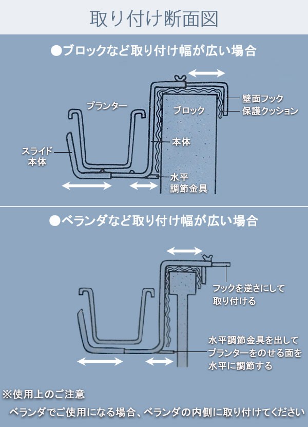園芸用品 植木鉢ステンプランターハンガー ワイド型4組セット 園芸ネット
