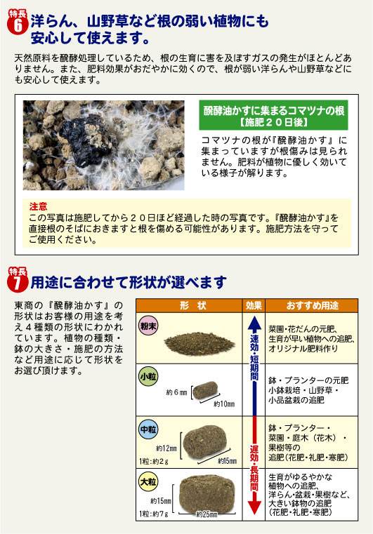 油粕少量 楽天市場】東商 醗酵油かす 小粒 600g 使いきり少量サイズ油粕
