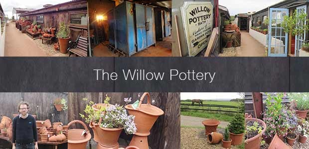 Willow Potteryの鉢　テラスレモンポット：TL1 直径45cm 