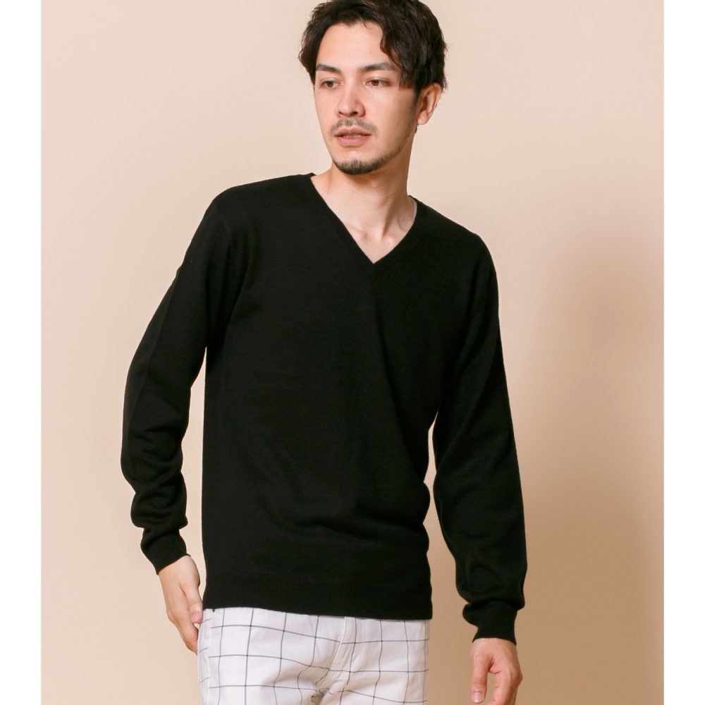 スクールセーター Vネック クルーネック ハイネック タートル カシミヤ