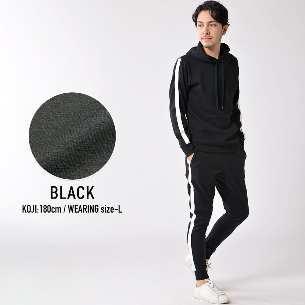 セットアップ メンズ ジャージ スウェット プルオーバー パーカー