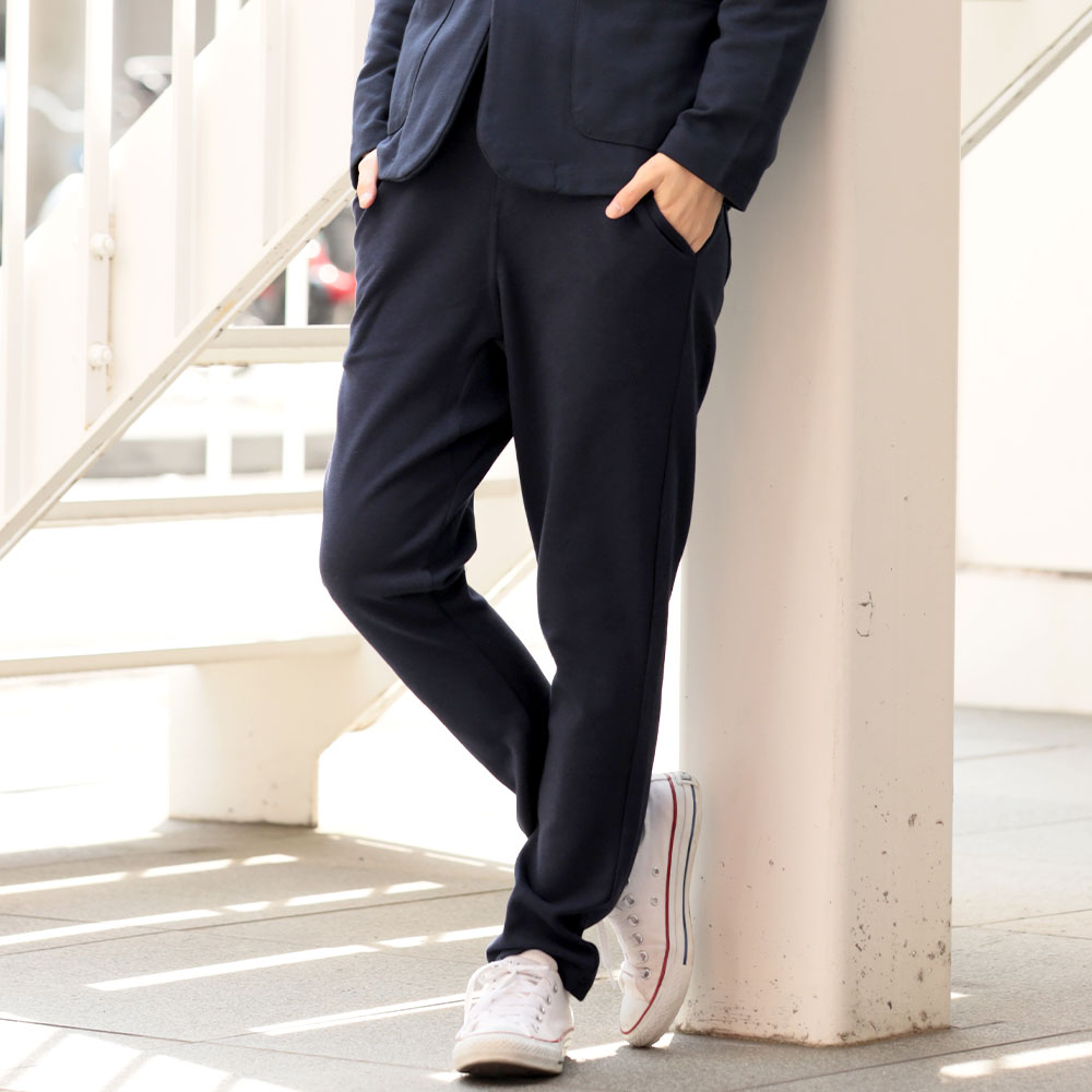 ssz サルエルパンツ　ネイビー　サイズL 選べる2タイプ サルエルパンツ テーパードパンツ メンズ リラックス