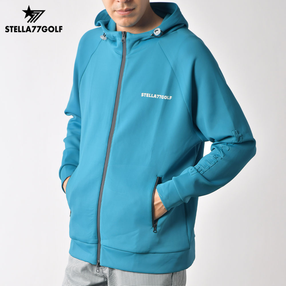 ゴルフウエア ゴルフパーカー メンズ ネオンカラー ゴルフ ジップ