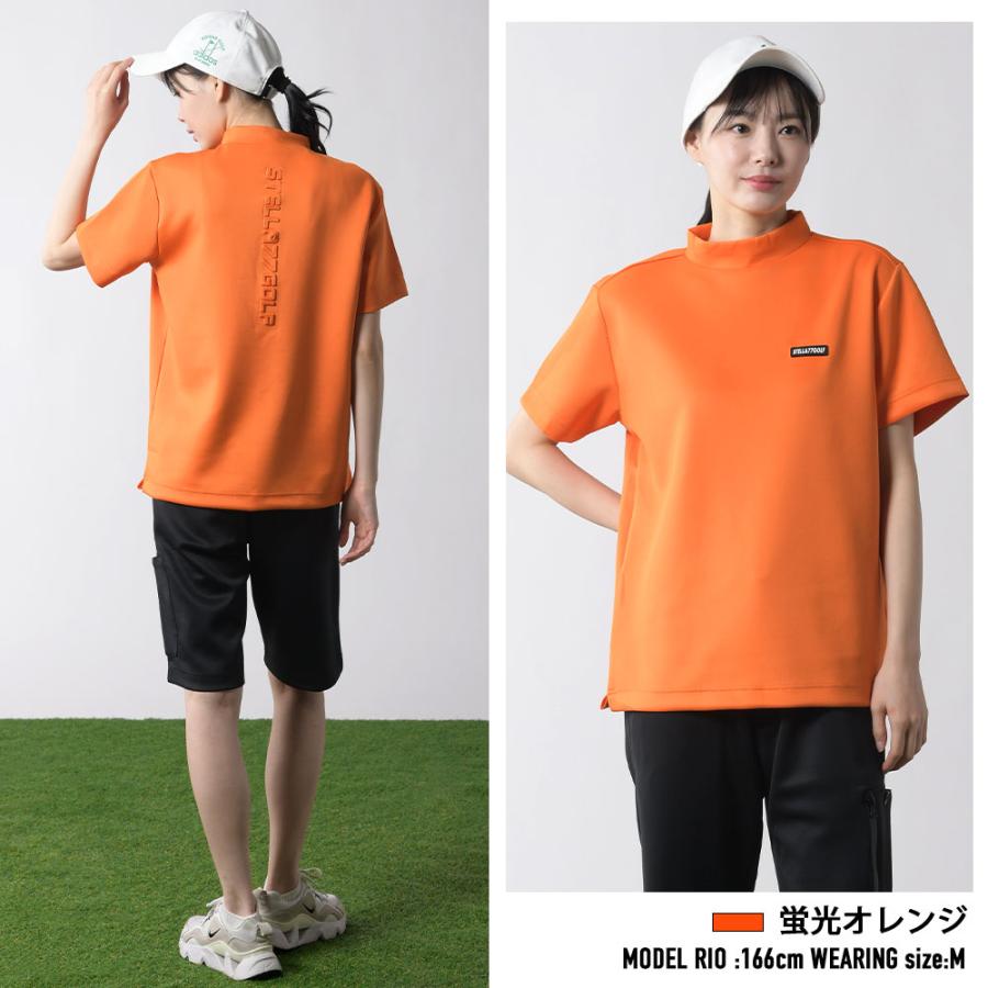 ゴルフウエア ゴルフ Tシャツ モックネック カットソー 動きやすい