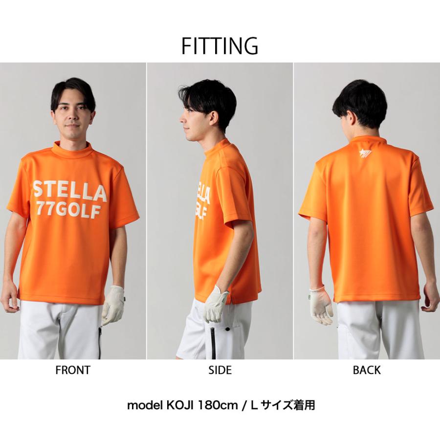 ゴルフウエア ゴルフ Tシャツ モックネック カットソー メンズ 半袖 速