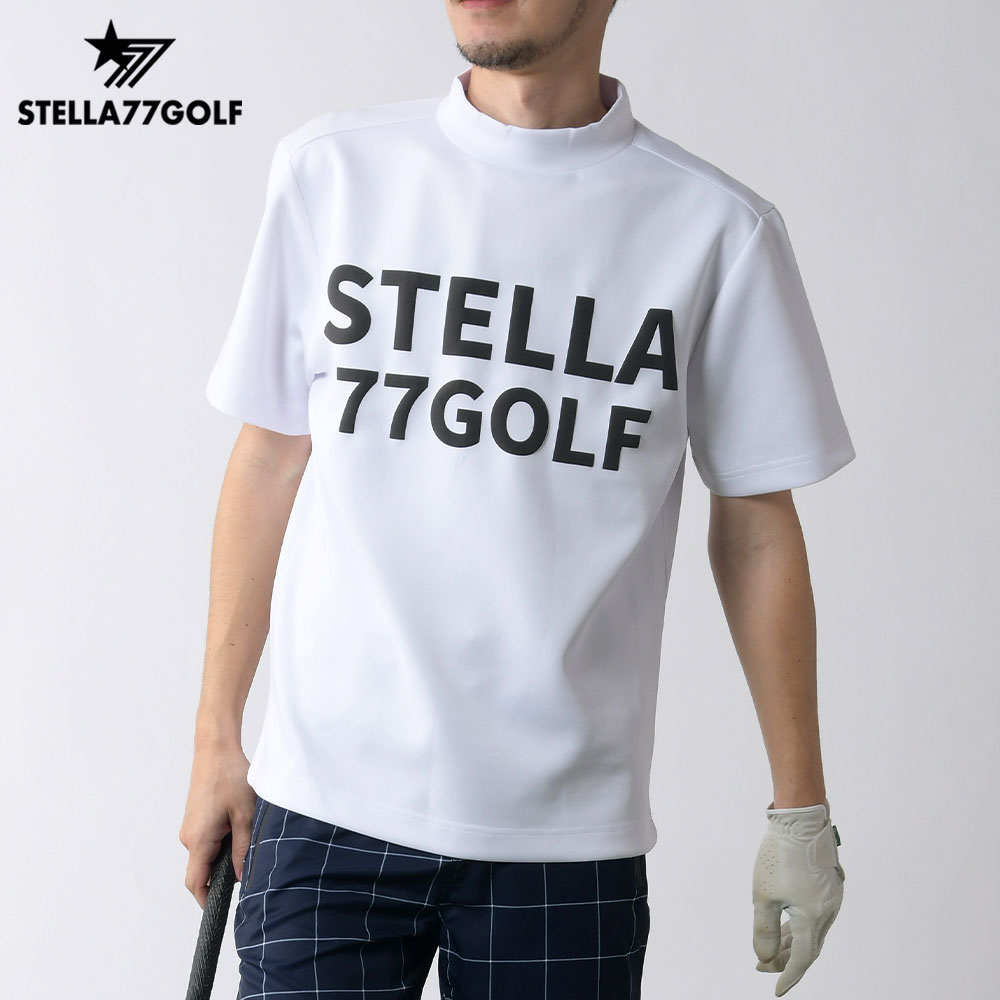 ゴルフウエア ゴルフ Tシャツ モックネック カットソー メンズ 半袖 速