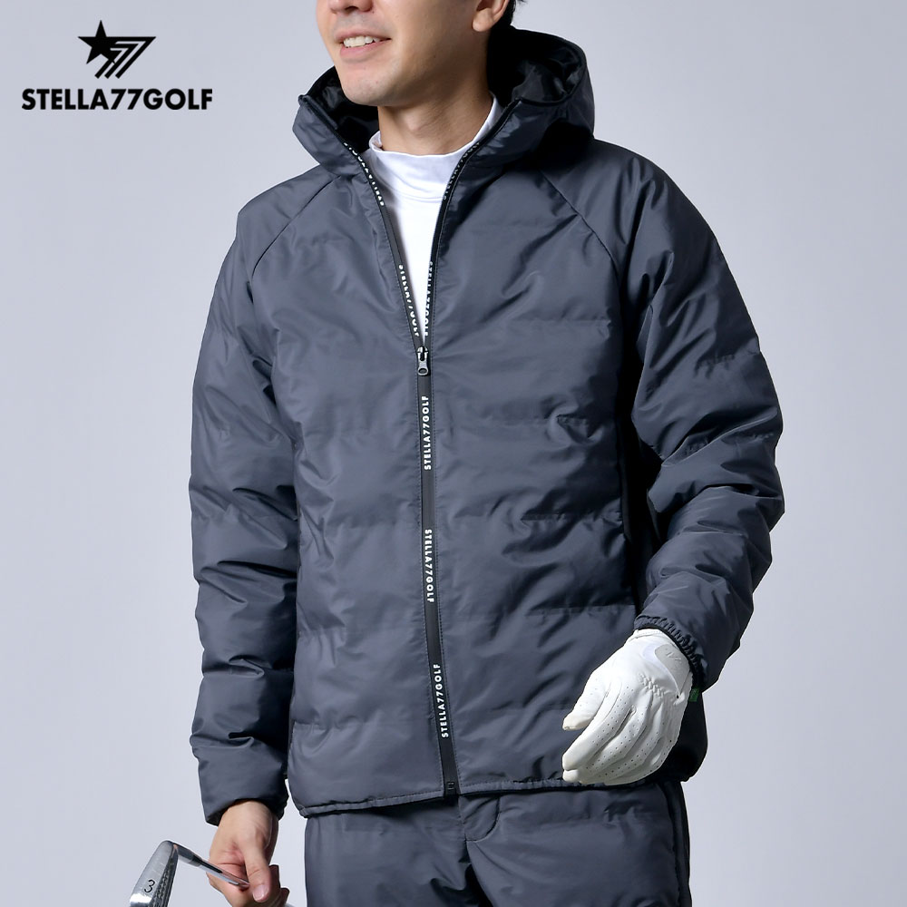 中綿 ゴルフジャケット シームレス 防風 防寒 撥水 保温 ゴルフウエア