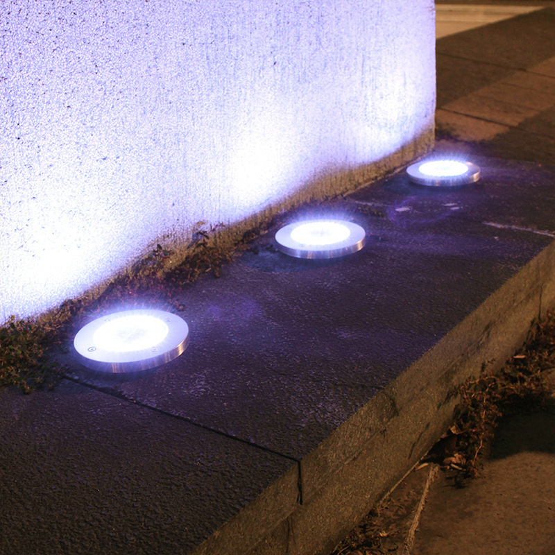 ソーラーライト 埋め込み 屋外 LED 庭 明るい 自動点灯 ガーデン センサーライト 防水 4個セット｜enjoy-shopping｜03