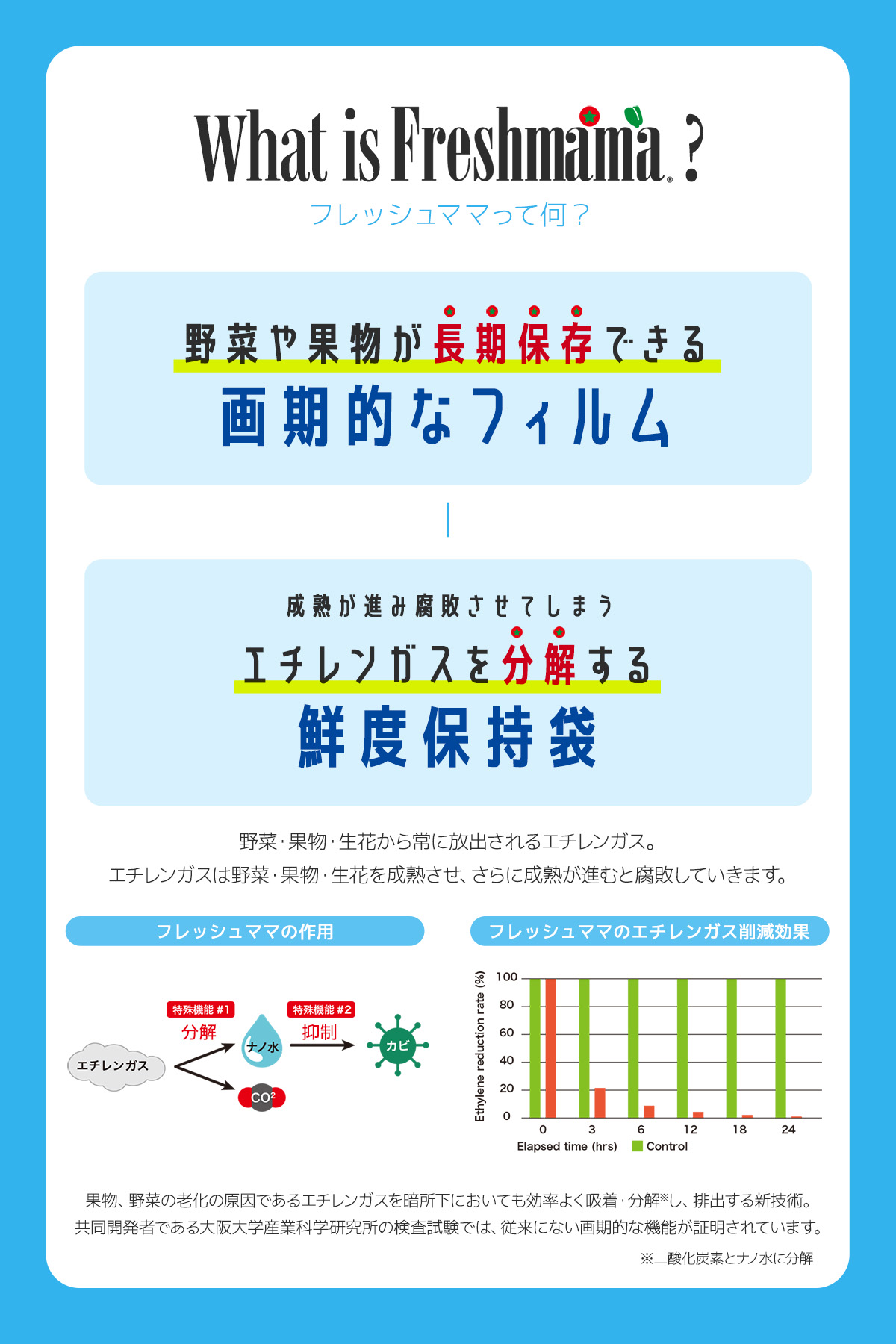 鮮度保持袋 フレッシュママ Freshmama