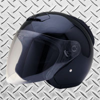 オープンフェイス　スタイル　ヘルメット