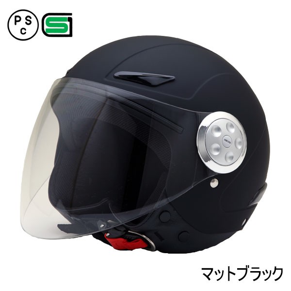 バイク ヘルメット SY-0 全6色 キッズ用 シールド付 ジェットヘルメット (SG/PSC付) 眼鏡 メガネ スリット入り｜enjoyservice｜05