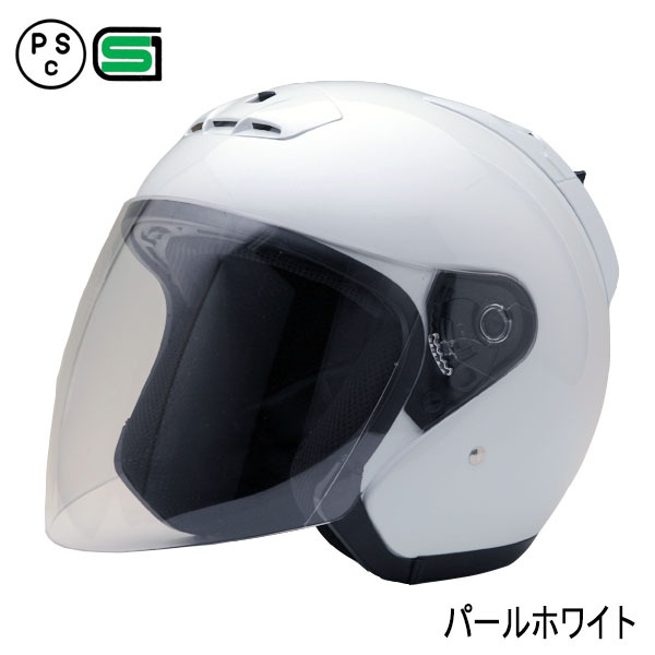 バイク ヘルメット SY-5 全4色 オープンフェイス シールド付ジェットヘルメット (SG/PSC...