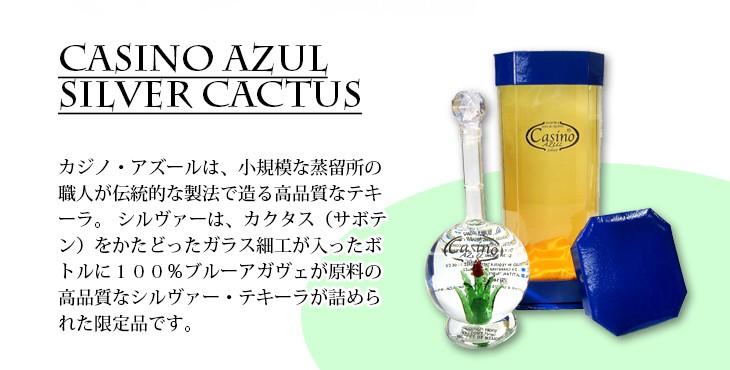 26日(日)限定店内全品+3% カジノ アズール シルバー カクタス 750ml