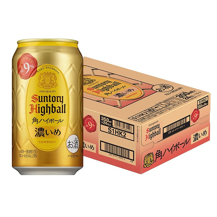 サントリー 角ハイボール 濃いめ 350mlx24本 ハイボール 缶 9度