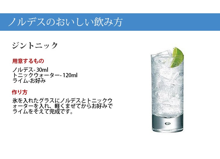 飲み方　ジントニック