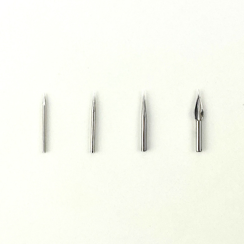 蓄音機針　比較写真