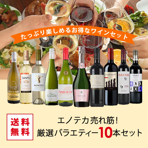 ワイン ワインセット エノテカ売れ筋！厳選バラエティー10本セット PP5-2 [750ml x 10] 送料無料  (890520PP4AC4)｜enoteca-online｜02