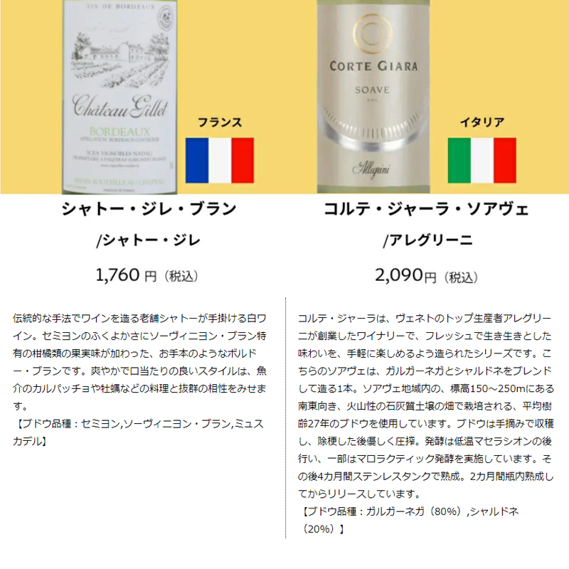 ワイン ワインセット ワイン専門店のイチオシ！エノテカ厳選白