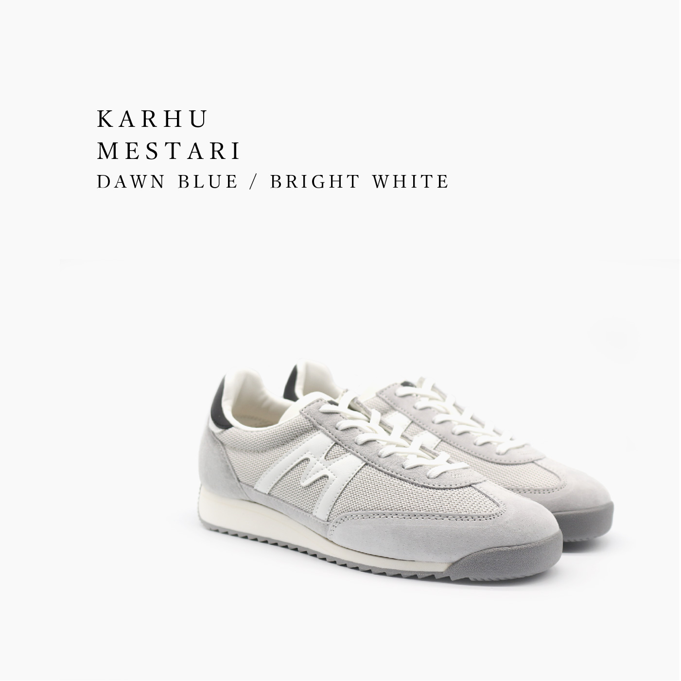 KARHU カルフ スニーカー レディース メンズ メスタリ KH805039 MESTARI  DAWN BLUE / BRIGHT WHITE グレー 白 シューズ 快適 靴 北欧 フィンランド 送料無料｜enots-revir｜02