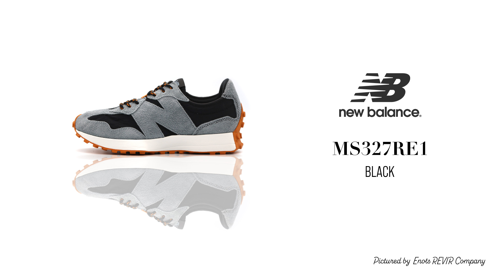 New Balance（ニューバランス） メンズ 靴 327 MS327RE1 BLACK