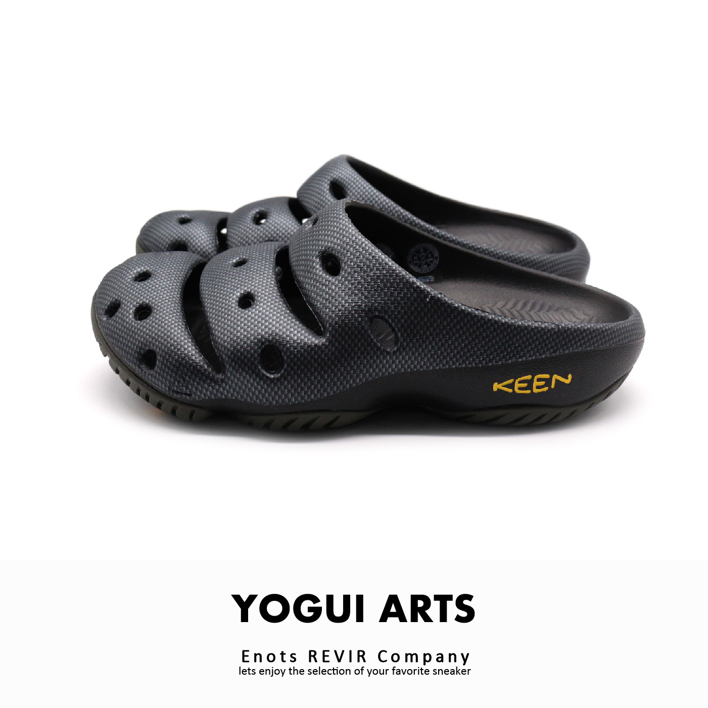 KEEN キーン サンダル ヨギ アーツ メンズ クロッグ YOGUI ARTS 1002036 GRAPHITE グラファイト ビーチサンダル ルームシューズ アウトドア｜enots-revir｜06