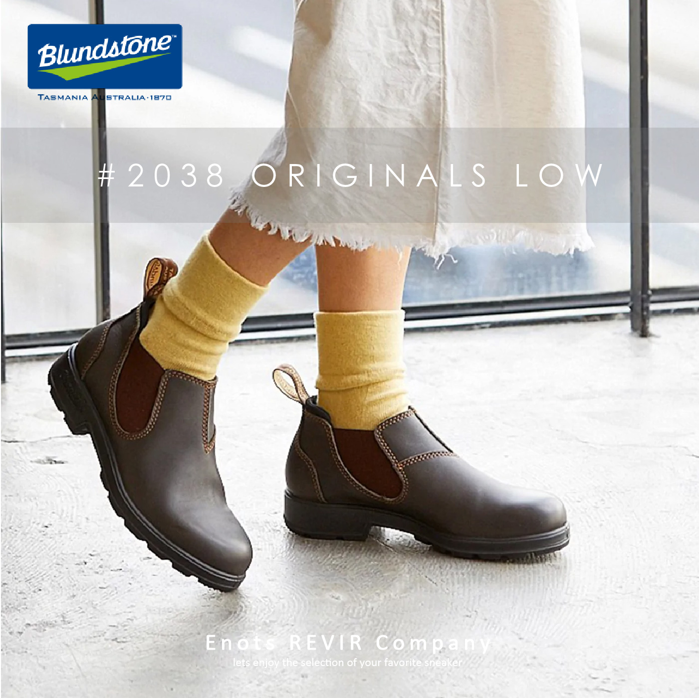 ブランドストーン Blundstone ORIGINALS サイドゴア ローカット レディース LOW CUT BS2038 200 BROWN SMOOTH LEATHER ブラウン｜enots-revir