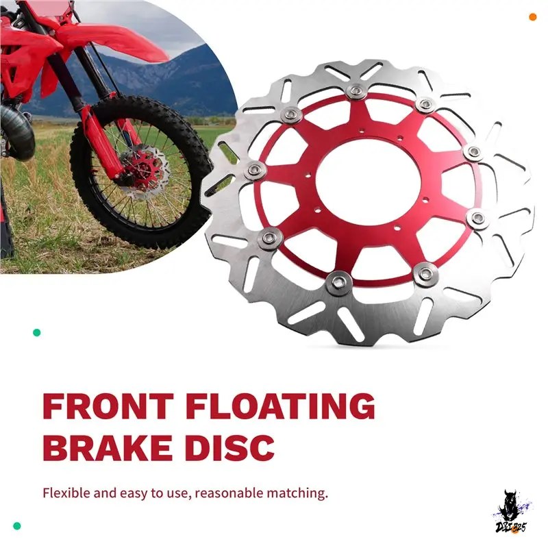 互換品 ホンダ CR125/CR250/CRF250R/CRF450R 2002-2022 用 320mm フロントブレーキディスク_1