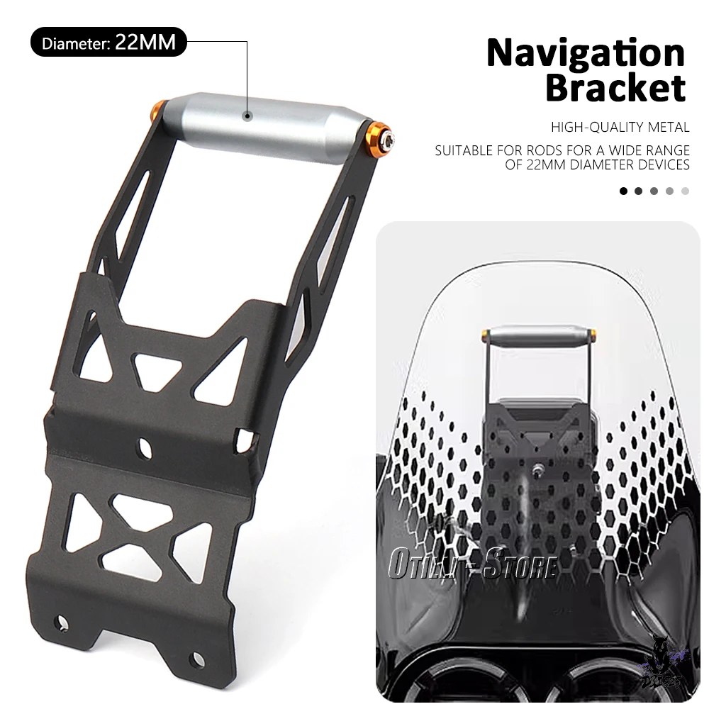 互換品 Ducati DesertX 2023-2024 用 22mm フォンホルダー GPS マウントブラケット_7