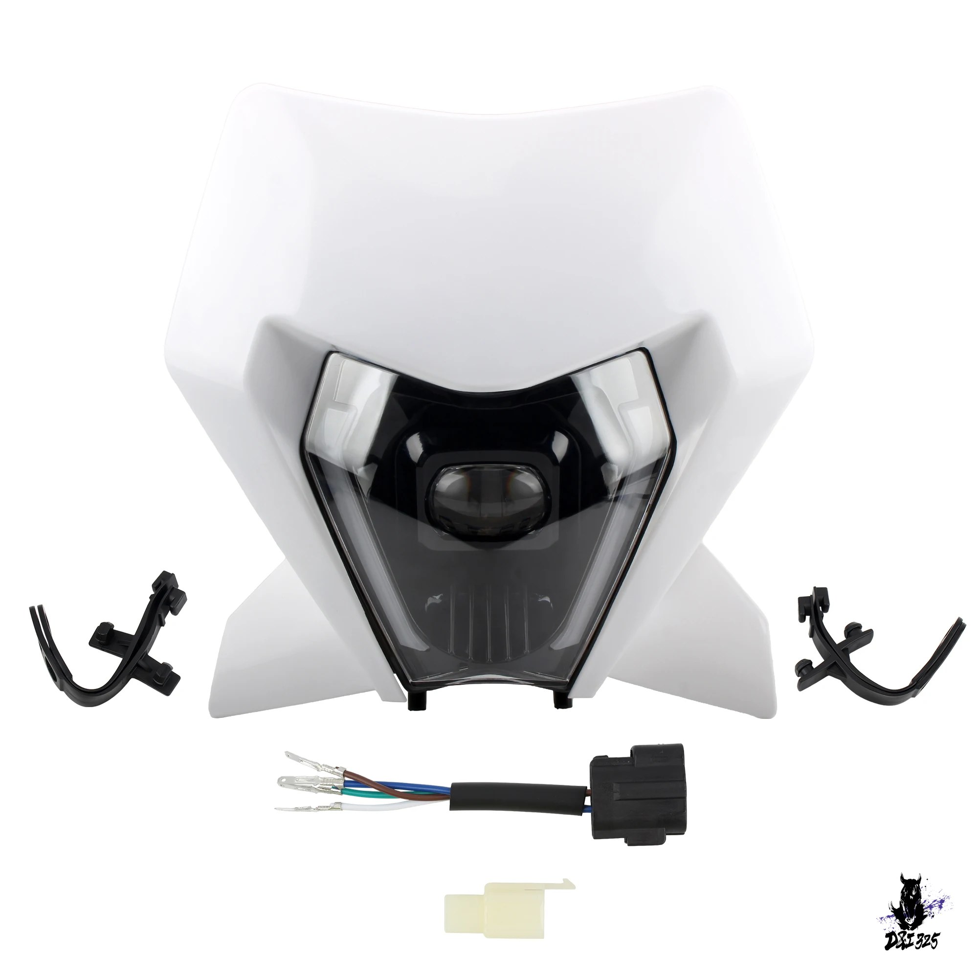 取り替えっこ品 KTM 125-500 LED 前照灯 ECF XC SX SXF XCW SMR 2024-2025 ダート自動二輪車