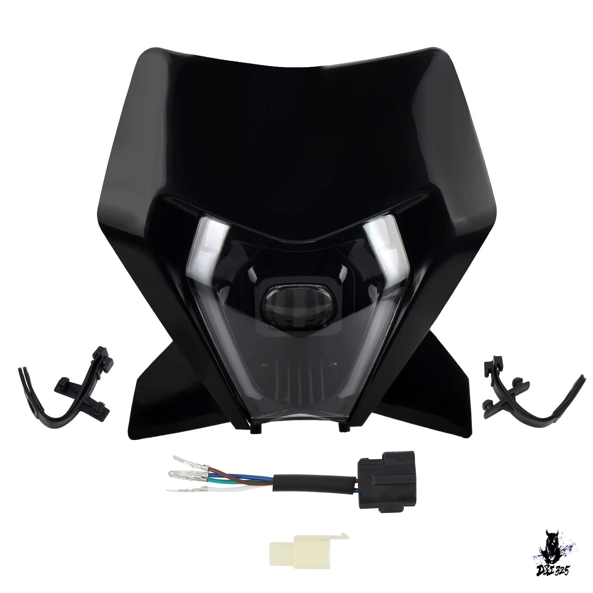 取り替えっこ品 KTM 125-500 LED 前照灯 ECF XC SX SXF XCW SMR 2024-2025 ダート自動二輪車
