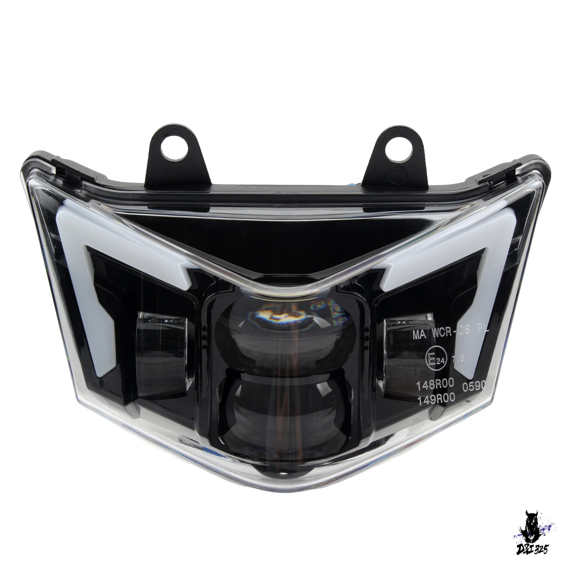 互換品 カワサキ D-トラッカー 125/150 KLX125/150 用 LED ヘッド