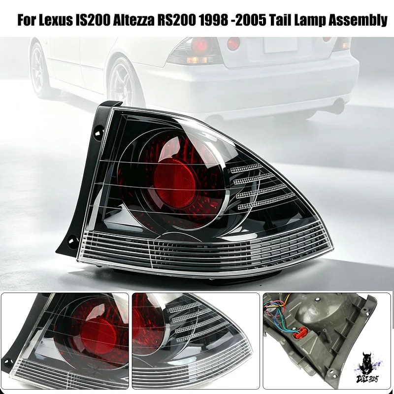 互換品 レクサス IS200 アルテッツァ RS200 1998-2005 用 ブラック
