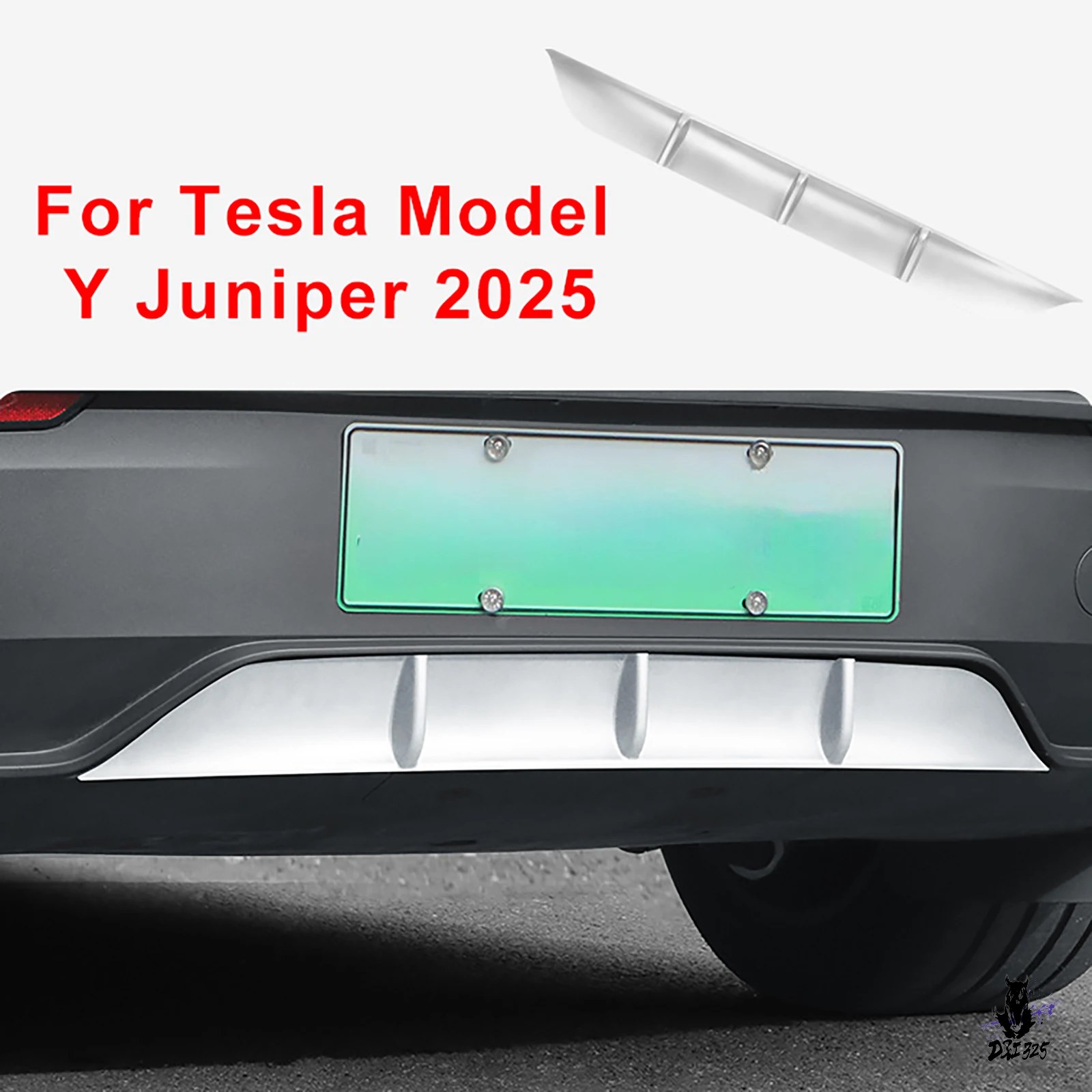 互換品 テスラ モデルY ジュニパー用 リアバンパーディフューザー