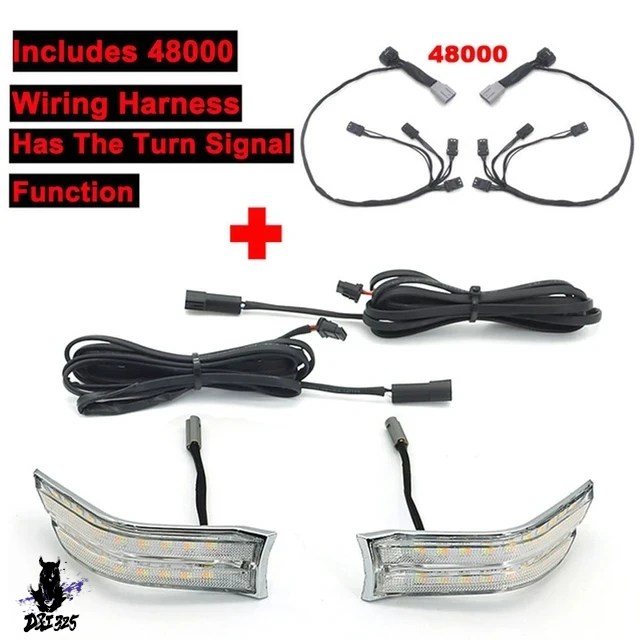 互換品  バイク LED フォグランプホンダゴールドウィング 1800 GL1800 サイド補助ライト LED ターンゴールドウィング GL1800 2018-2022._3