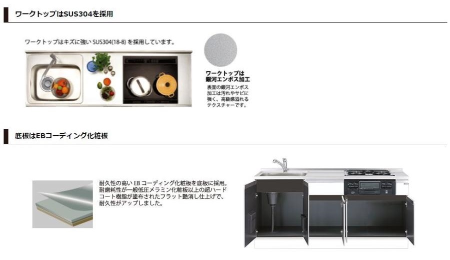 調理台W90×D60×H85cm 引出し１段【エリア内会社入れ】KTD6-85-90T プレミアムカラー_1