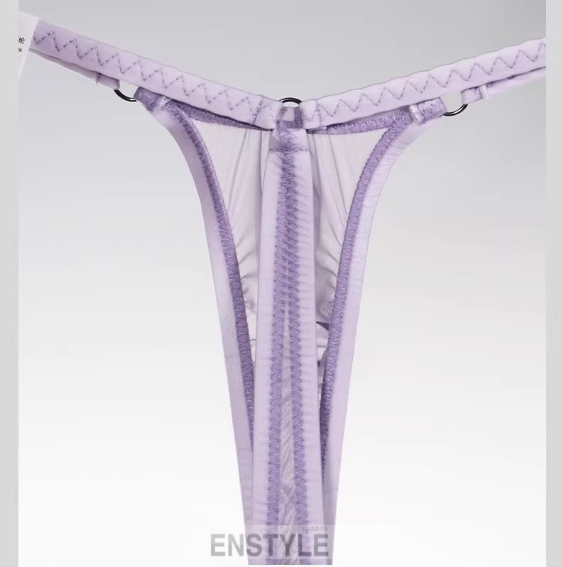 メンズTバック リング付き フルシーム 軽量超薄 シースルー 男性下着 セクシーインナー エンスタイル enstyle ay728dk
