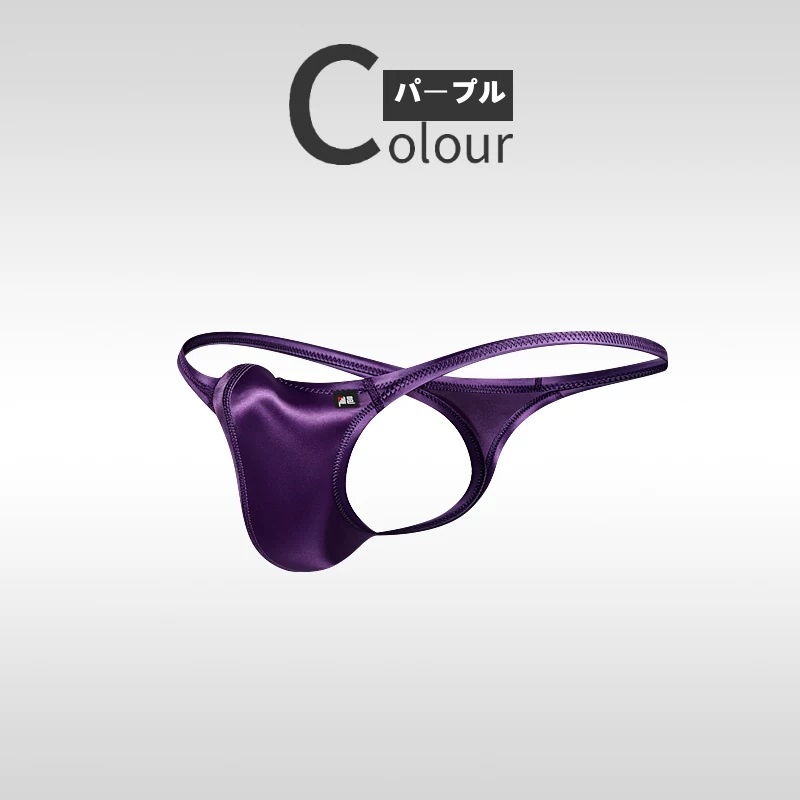 Tバックローライズ 光沢 サテン風 上向き 3D立体構造 セクシー 下着 enstyle エンスタイル ay773dk