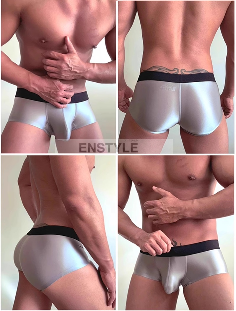 ボクサーパンツ メンズ ストレッチ 水着素材 ローライズ セクシーインナー enstyle エンスタイル ay876pj