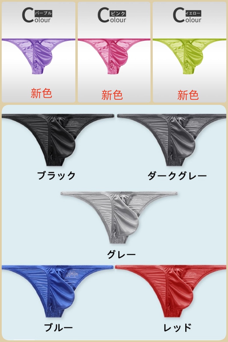 ビキニ ハーフバック シャーリング入り ストレッチ 水着素材 セクシーインナー enstyle エンスタイル ay888sj