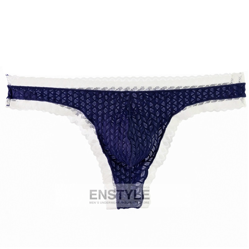 メンズビキニブリーフ 前後同型 リオバックレース 男性下着 セクシー下着 インナーenstyle エンスタイル nk-b883