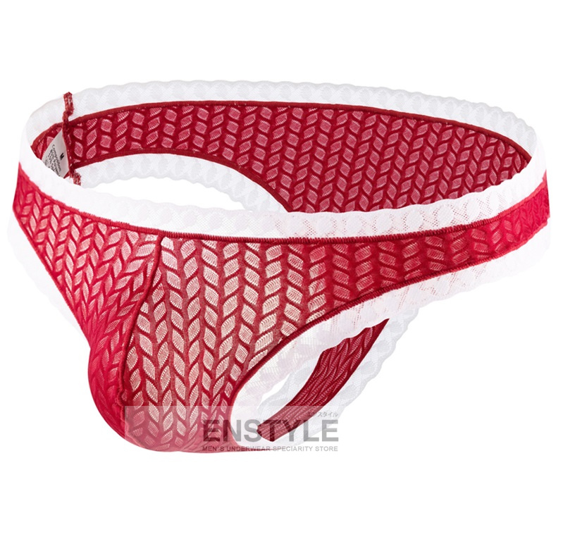 メンズビキニブリーフ 前後同型 リオバックレース 男性下着 セクシー下着 インナーenstyle エンスタイル nk-b883