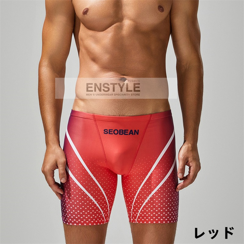 水着 メンズ ロングスパッツ型 スイムウェア 男性水着 セクシーな水着 競泳水着 競泳パンツ enstyle sb250801