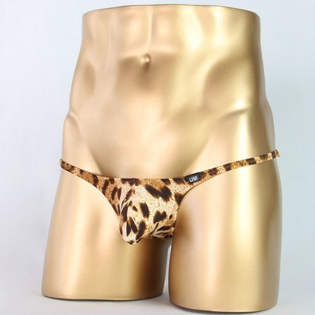 メンズビキニ ハーフバック フロントポーチ大き目 ストレッチ素材 セクシーインナー 男性下着 um3027