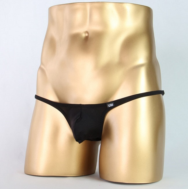 メンズビキニ ハーフバック フロントポーチ大き目 ストレッチ素材 セクシーインナー 男性下着 um3027