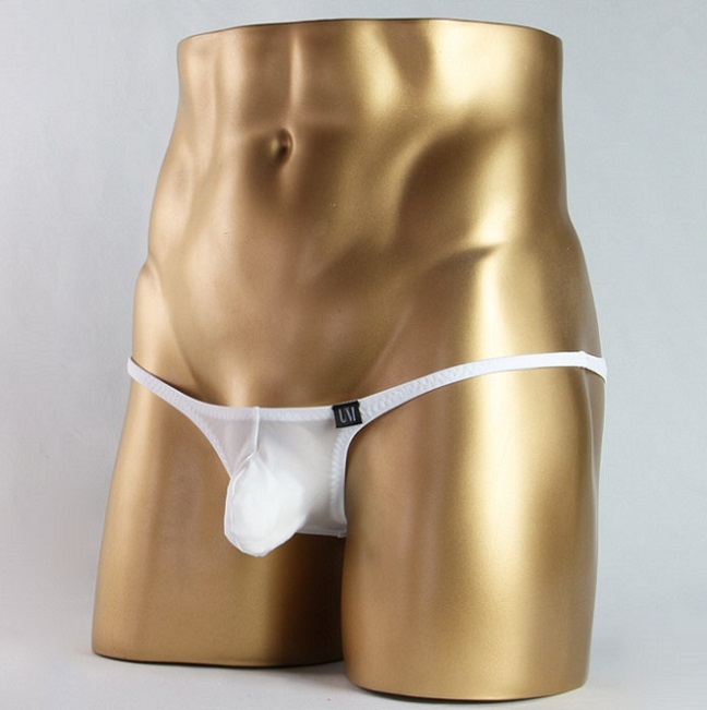 メンズビキニ ハーフバック フロントポーチ大き目 ストレッチ素材 セクシーインナー 男性下着 um3027