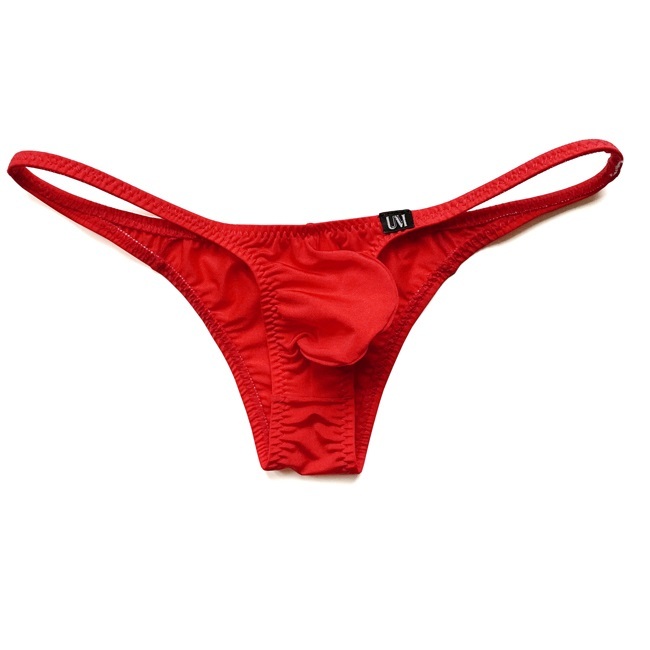 メンズビキニ ハーフバック フロントポーチ大き目 ストレッチ素材 セクシーインナー 男性下着 um3027